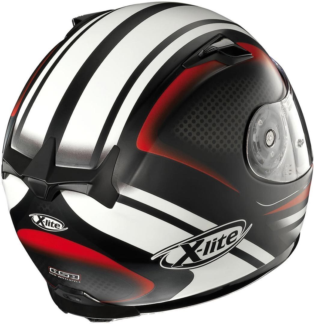 Download X-LITE / NOLAN X-661 SLIPSTREAM FLAT BLACK/WHITE/RED