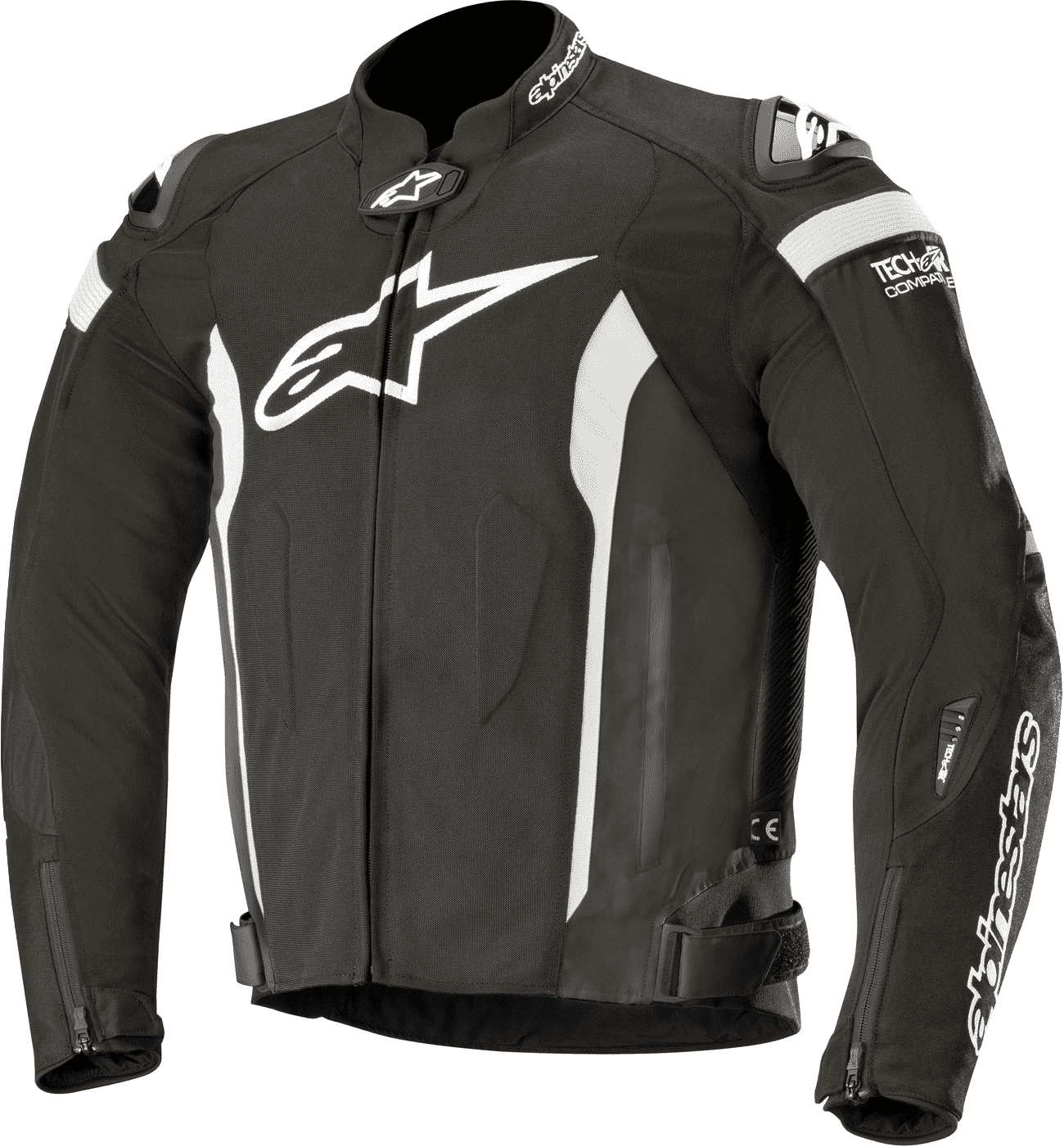 ALPINESTARS TMISSILE AIR TECH AIR JACKET BLACK WHITE