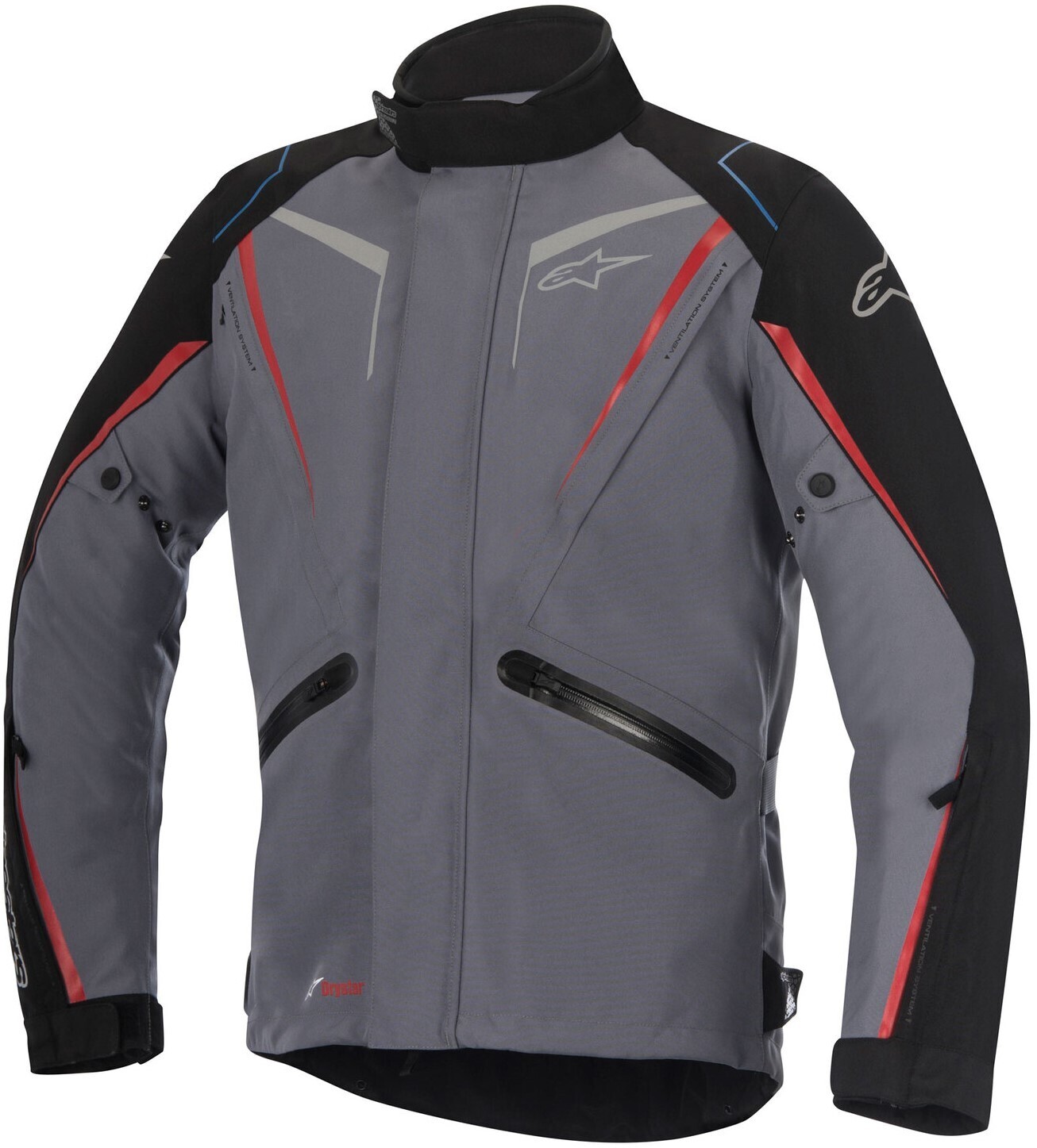 Alpinestars YOKOHAMA Drystarジャケット ALPINESTARS YOKOHAMA DRYSTAR JACKET DARK GREY RED BLACK