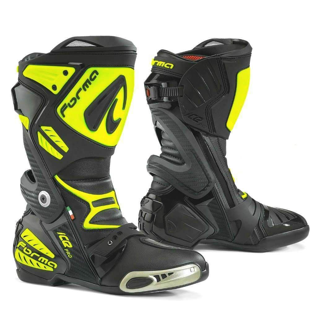 FORMA ICE PRO レーシングブーツ EU46 ブラックイエロー FORMA ICE PRO RACE BOOTS BLACK NEON