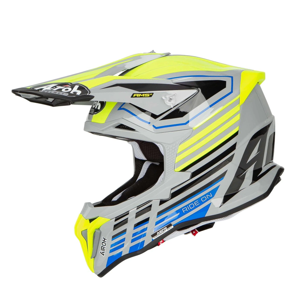 (今週限定)Airoh Strycker Helmet yellow matt AIROH STRYCKER SHADED YELLOW GLOSS