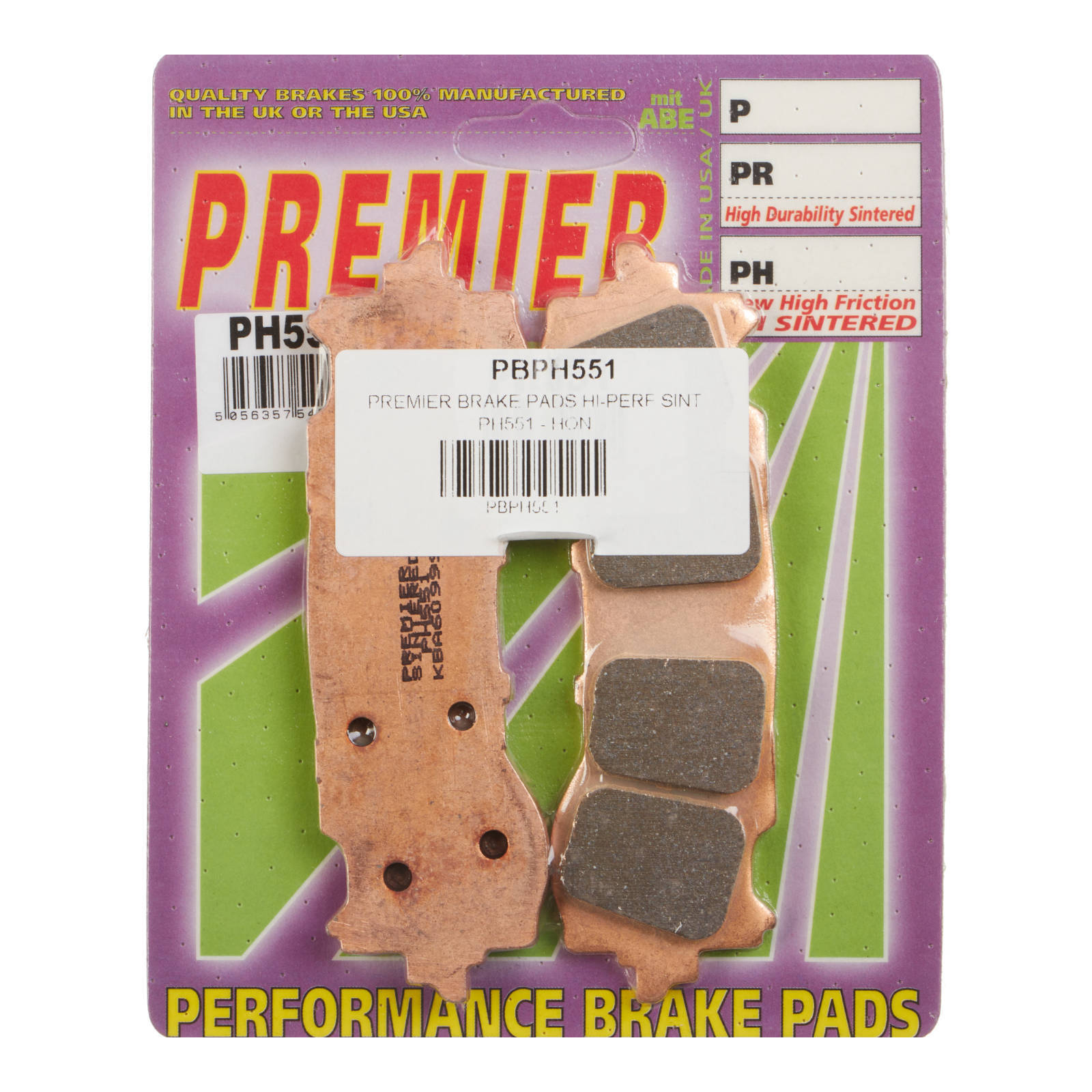 Premier Brake Pads - PH Street Sintered (GF165S3) main image 1