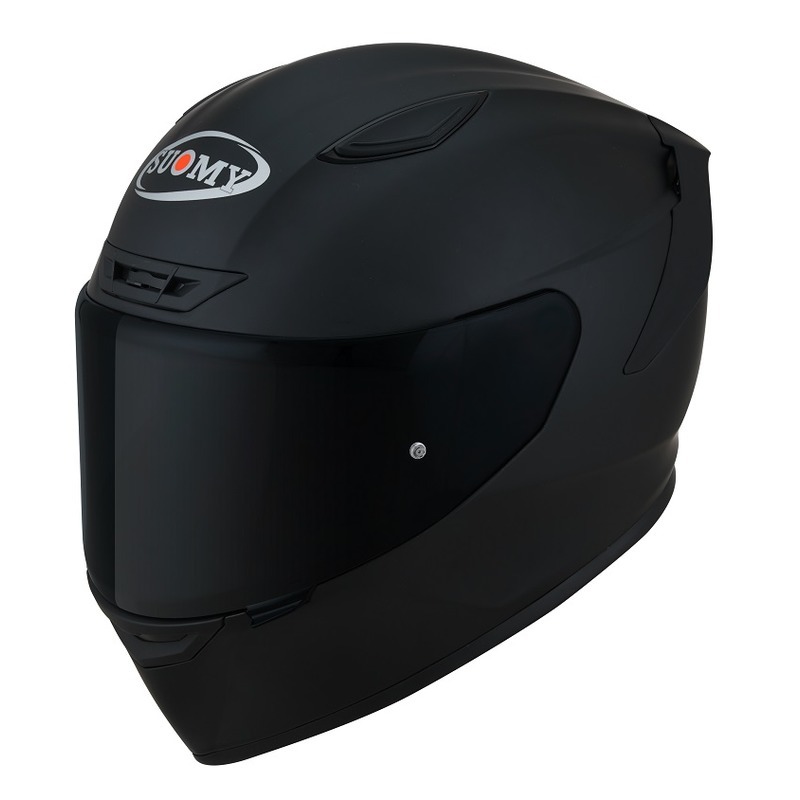 SUOMY TRACK1 HELMET MATT BLACK