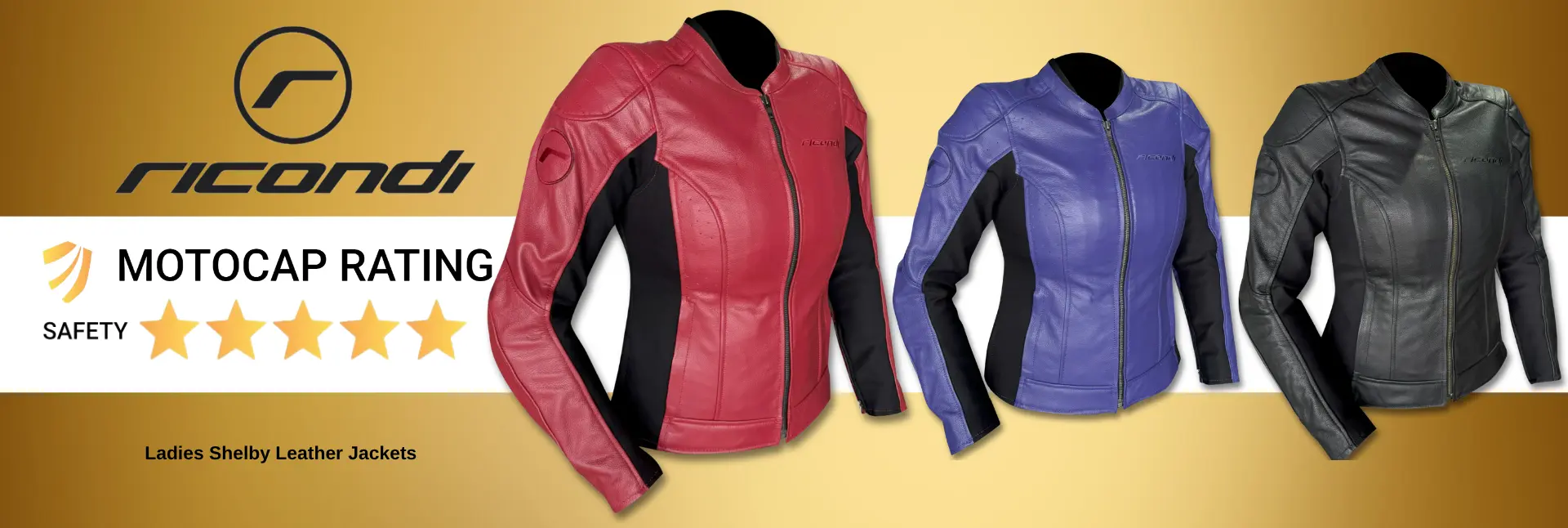 Ricondi Shelby Ladies Leather Jackets - 5 stars