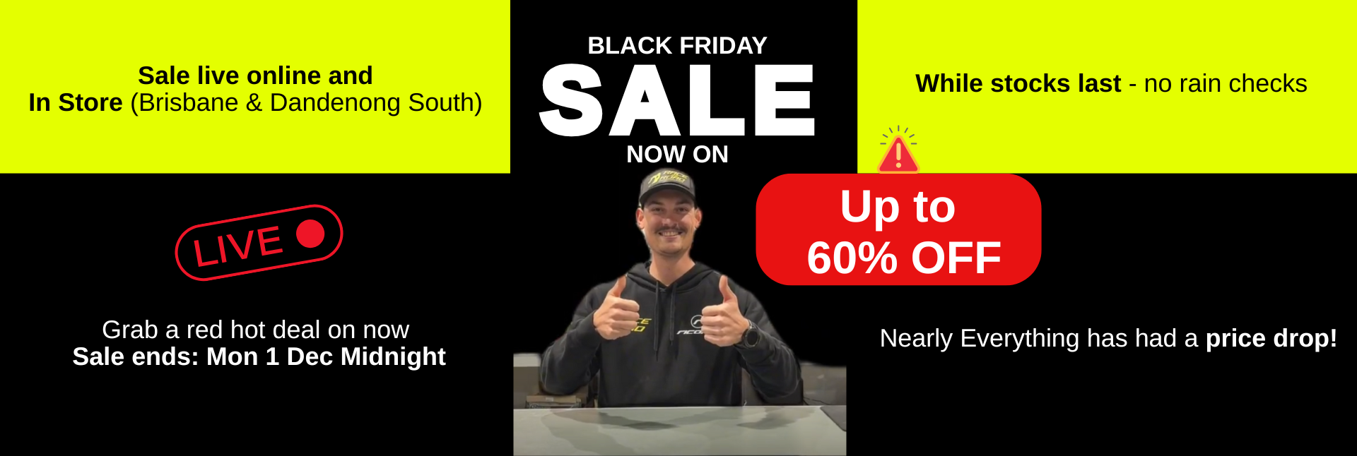BLACK FRIDAY SALE NOW ON