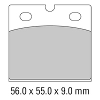 FERODO BRAKE DISC PAD SET - FDB108 ST SINTERED COMPOUND