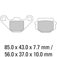 01-0314 FERODO BRAKE PADS 