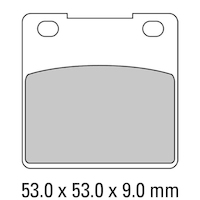 FERODO BRAKE DISC PAD SET - FDB338 P PLATNIUM COMPOUND