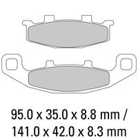 FERODO BRAKE DISC PAD SET - FDB481 P PLATINUM COMPOUND 