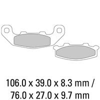 FERODO BRAKE DISC PAD SET - FDB508 P PLATINUM COMPOUND 