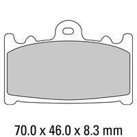 FERODO BRAKE DISC PAD SET - FDB574 ST SINTERED COMPOUND