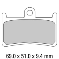 FERODO BRAKE DISC PAD SET - FDB605 XRAC COMPOUND RACE ONLY