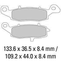 FERODO BRAKE DISC PAD SET - FDB2048 ST SINTERED COMPOUND