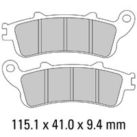 FERODO BRAKE DISC PAD SET - FDB2075EF ECO FRICTION COMPOUND
