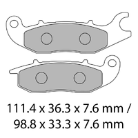 FERODO BRAKE DISC PAD SET - FDB2169 EF ECO FRICTION COMPOUND