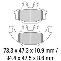 FERODO BRAKE DISC PAD SET - FDB2184 P PLATINUM COMPOUND 