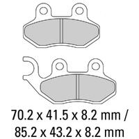 FERODO BRAKE DISC PAD SET - FDB2190 EF ECO FRICTION COMPOUND