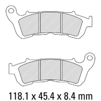 FERODO BRAKE DISC PAD SET - FDB2196 EF NON-SINTERED COMPOUND