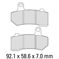 FERODO BRAKE DISC PADS - FDB2210 ST SINTER GRIP COMPOUND - ROAD