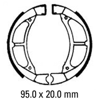 FERODO ECO BRAKE SHOE SET - FSB739