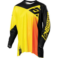 ANSWER PACE ELITE YELLOW BLACK ORANGE JERSEY