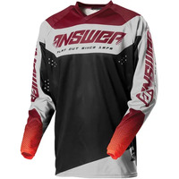 ANSWER A21 SYNC CHARGE JERSEY BRY RED BLACK