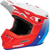 ANSWER 2021 AR-3 PACE WHITE/RED/BLUE HELMET