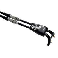 MOTIONPRO THROTTLE CABLE BLACK VINYL PUSH-PULL SET REVOLVER - KAWASAKI KAWASAKI KXF 450