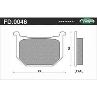 NEWFREN BRAKE PADS - FD0046-BT TOURING ORGANIC   