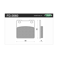 NEWFREN BRAKE PADS - FD0060-BT TOURING ORGANIC   