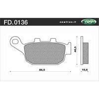 NEWFREN BRAKE PADS - FD0136-BT TOURING ORGANIC   