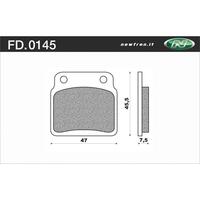 NEWFREN BRAKE PADS - FD0145-BV OFF ROAD ATV ORGANIC 