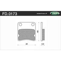 NEWFREN BRAKE PADS - FD0173-BA - SCOOTER ORGANIC