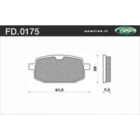 NEWFREN BRAKE PADS - FD0175-BA - SCOOTER ORGANIC  