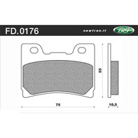 NEWFREN BRAKE PADS - FD0176-BT TOURING ORGANIC   