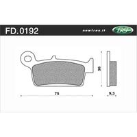 NEWFREN BRAKE PADS - FD0192-BT TOURING ORGANIC   