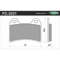 NEWFREN BRAKE PADS - FD0221-BT TOURING ORGANIC   