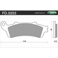 NEWFREN BRAKE PADS - FD0253-BT TOURING ORGANIC   