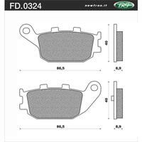 NEWFREN BRAKE PADS - FD0324-BE SCOOTER ORGANIC   