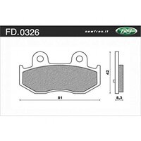 NEWFREN BRAKE PADS - FD0326-BE SCOOTER ORGANIC   