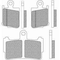 NEWFREN BRAKE PADS - FD0491-TS TOURING SINTERED   