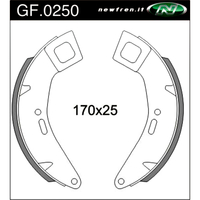 NEWFREN BRAKE SHOES - GF0250     