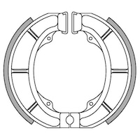 NEWFREN BRAKE SHOES - GF1233     