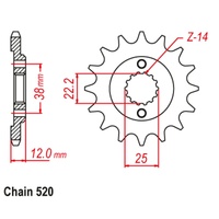 SUPERSPROX 520 PITCH FRONT SPROCKET DUCATI