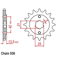 SUPERSPROX 530 PITCH FRONT SPROCKET DUCATI