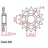 SUPERSPROX 525 PITCH FRONT SPROCKET DUCATI 1199/1299 PANIGALE 