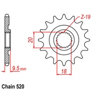 SUPERSPROX 520 PITCH FRONT SPROCKET HONDA