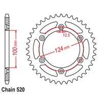 44T DUCATI REAR SPROCKET (735)