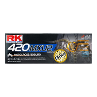 RK CHAIN GB420MXU2 136 LINK GOLD (U-RING)