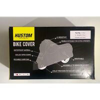 MOTORCYCLE COVER - SPORT BIKE LARGE 750-1300CC/RACK